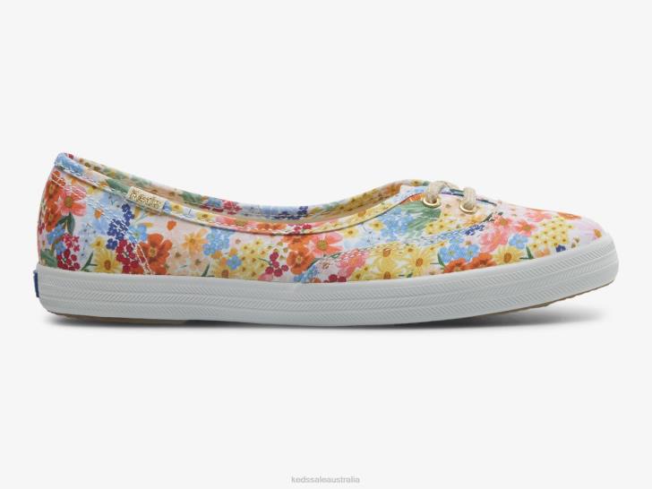 Keds x Rifle Paper Co. Women JPZZ19 White Multi The Mini Margaux Slip On Sneaker